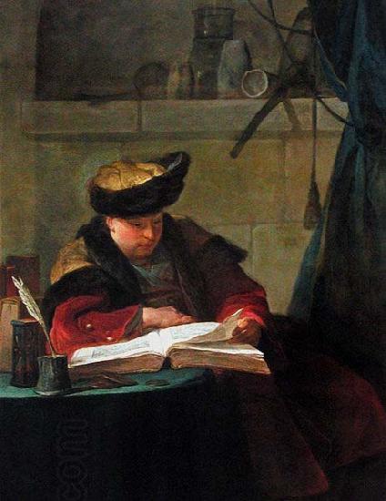 Jean Simeon Chardin Un Chimiste dans son laboratoire, dit Le Souffleur oil painting picture